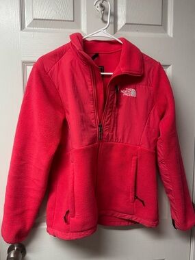 The North Face Bright Coral Red Fleece Jacket